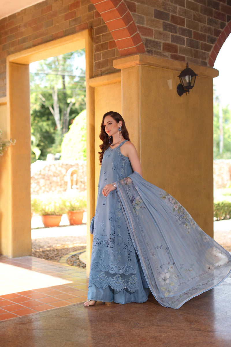 Saadia Asad | Luxury Eid Schiffli Laserkari 26 | D3 - A - Mirelle by Saadia Asad - Designer Dress  - Type : Ladies Clothes - Available at Libayah - 100% Original 