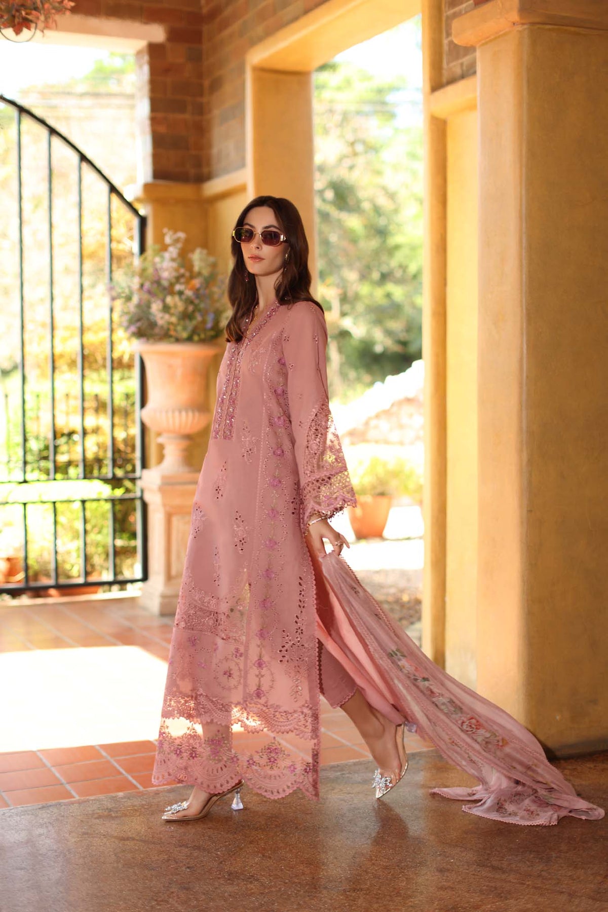 Saadia Asad | Luxury Eid Schiffli Laserkari 26 |D3 - B - Mirelle by Saadia Asad - Designer Dress  - Type : Ladies Clothes - Available at Libayah - 100% Original 