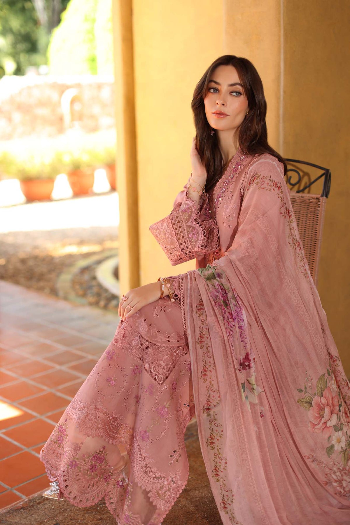 Saadia Asad | Luxury Eid Schiffli Laserkari 26 |D3 - B - Mirelle by Saadia Asad - Designer Dress  - Type : Ladies Clothes - Available at Libayah - 100% Original 