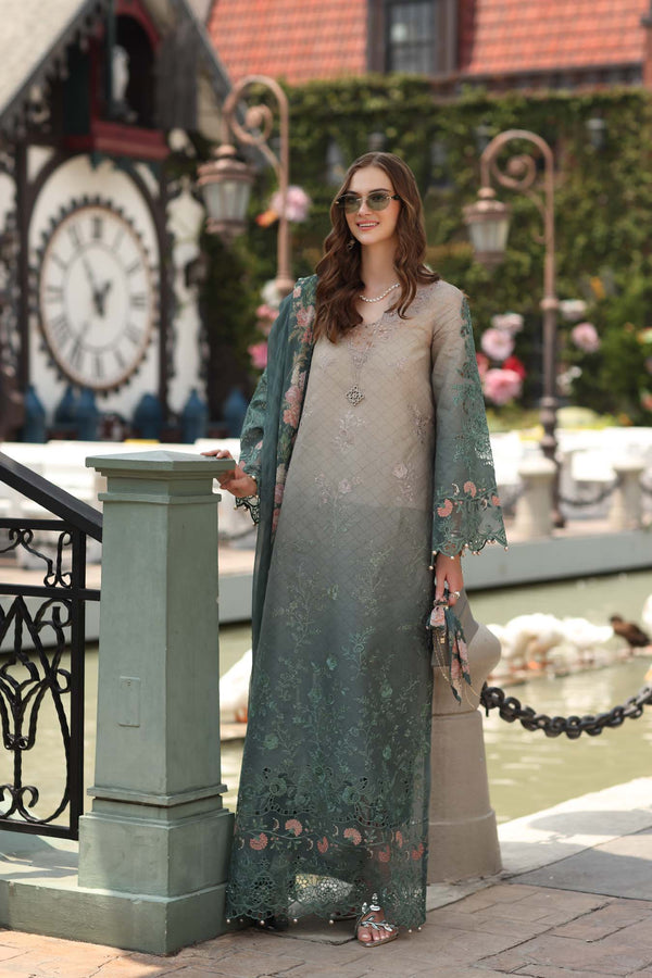 Noor by Saadia Asad | Eid Luxe Chikankari 26 | D4 - Smoke Zinc by Noor by Saadia Asad - Designer Dress  - Type : Ladies Clothes - Available at Libayah - 100% Original 