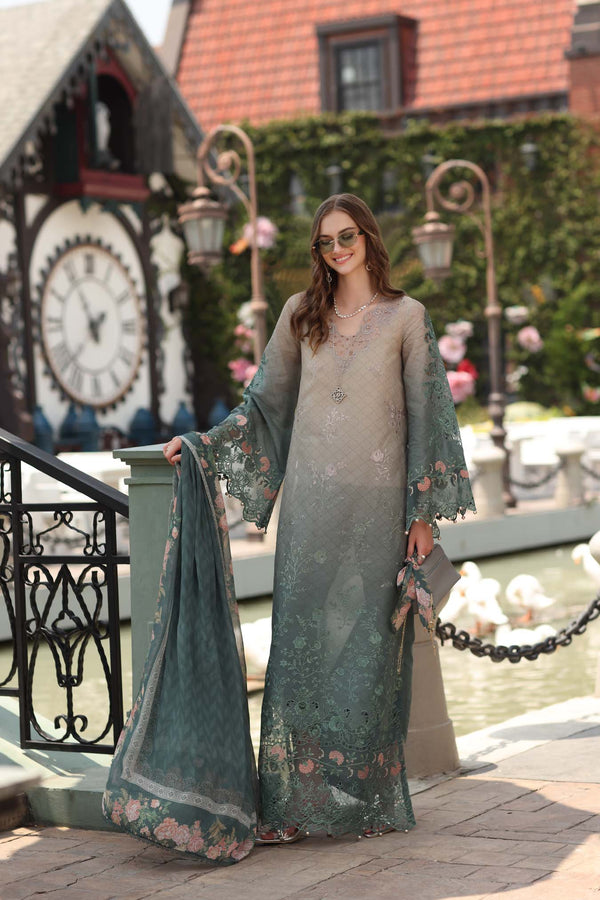 Noor by Saadia Asad | Eid Luxe Chikankari 26 | D4 - Smoke Zinc by Noor by Saadia Asad - Designer Dress  - Type : Ladies Clothes - Available at Libayah - 100% Original 
