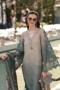 Noor by Saadia Asad | Eid Luxe Chikankari 26 | D4 - Smoke Zinc by Noor by Saadia Asad - Designer Dress  - Type : Ladies Clothes - Available at Libayah - 100% Original 