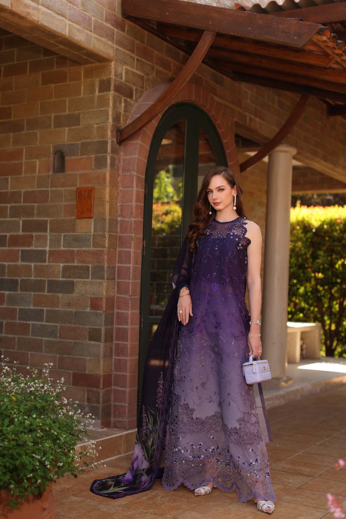 Saadia Asad | Luxury Eid Schiffli Laserkari 26 | D4 - A - Seraphine by Saadia Asad - Designer Dress  - Type : Ladies Clothes - Available at Libayah - 100% Original 