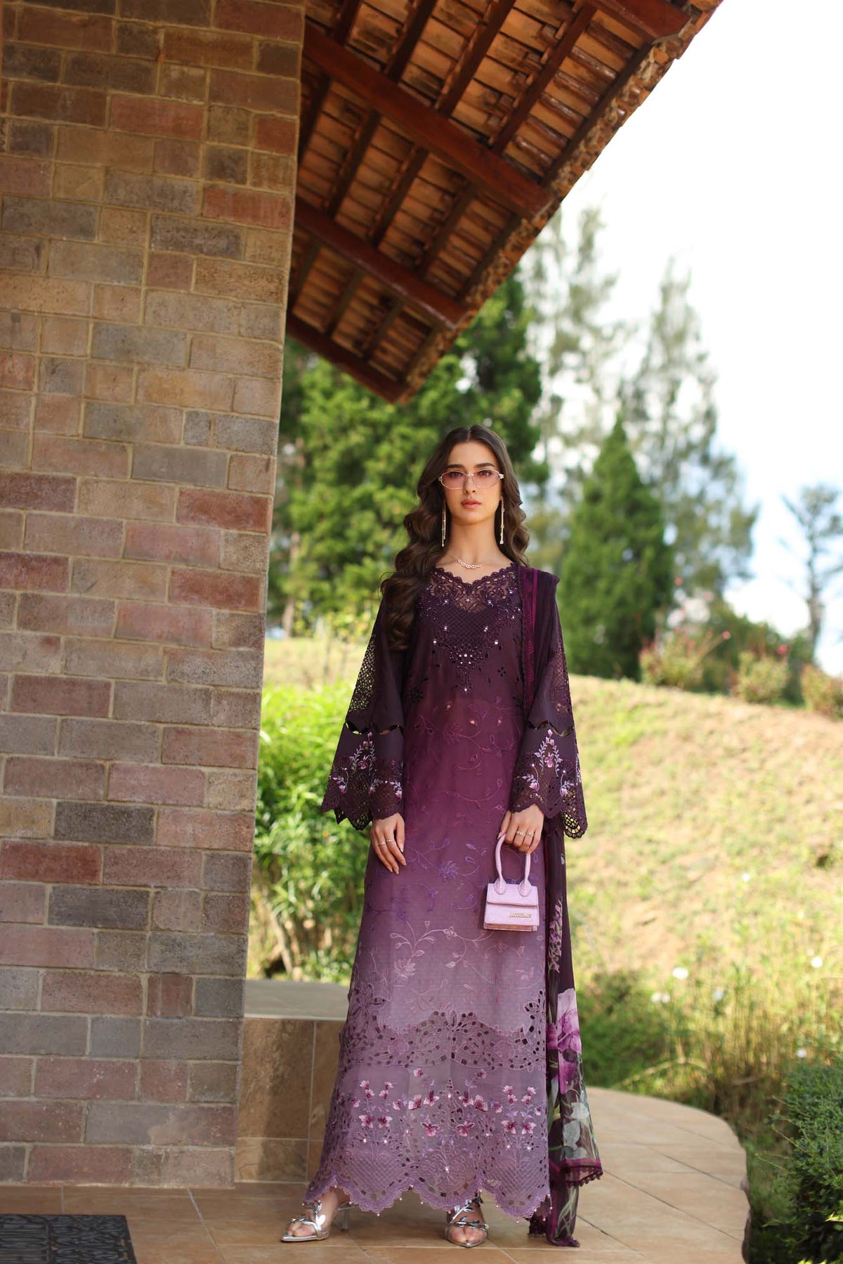 Saadia Asad | Luxury Eid Schiffli Laserkari 26 | D4 - B - Seraphine by Saadia Asad - Designer Dress  - Type : Ladies Clothes - Available at Libayah - 100% Original 