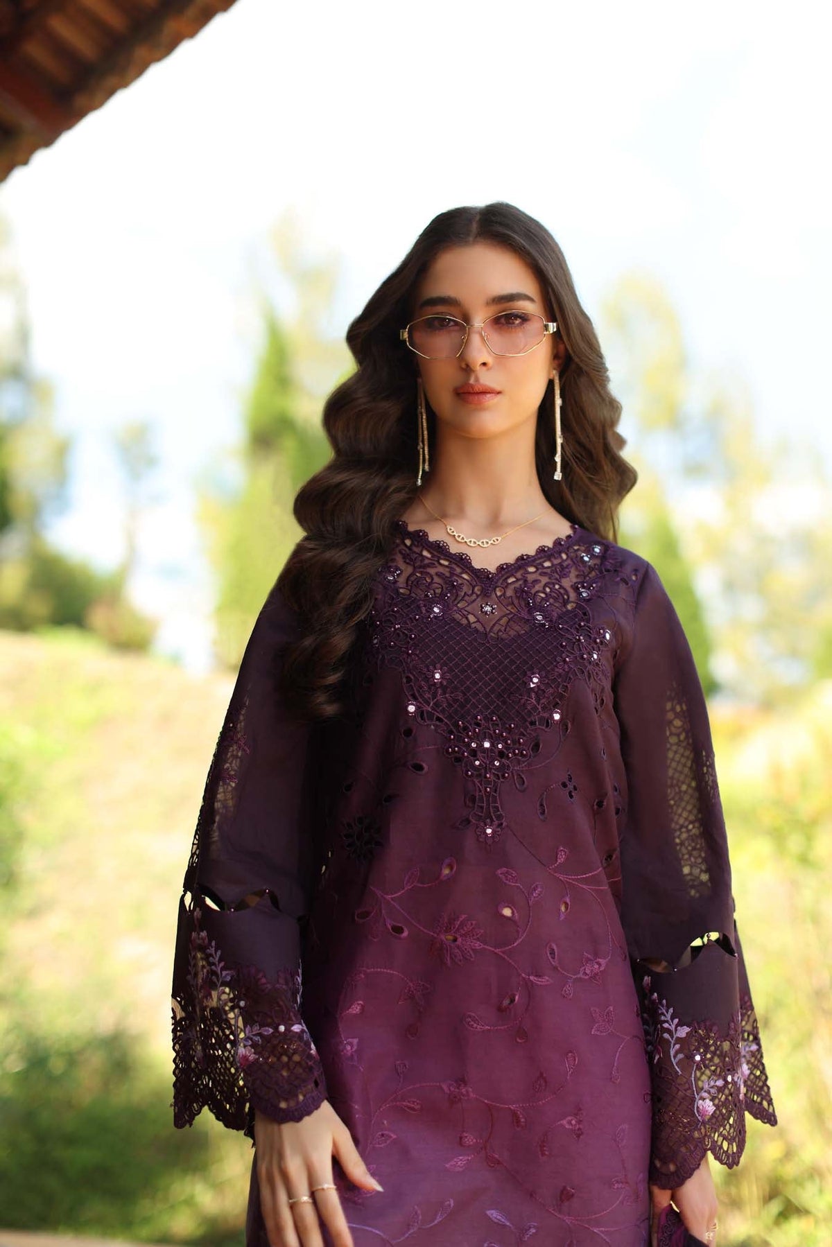 Saadia Asad | Luxury Eid Schiffli Laserkari 26 | D4 - B - Seraphine by Saadia Asad - Designer Dress  - Type : Ladies Clothes - Available at Libayah - 100% Original 