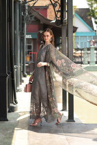 Noor by Saadia Asad | Eid Luxe Chikankari 26 | D9 - Shadow Grey by Noor by Saadia Asad - Designer Dress  - Type : Ladies Clothes - Available at Libayah - 100% Original 
