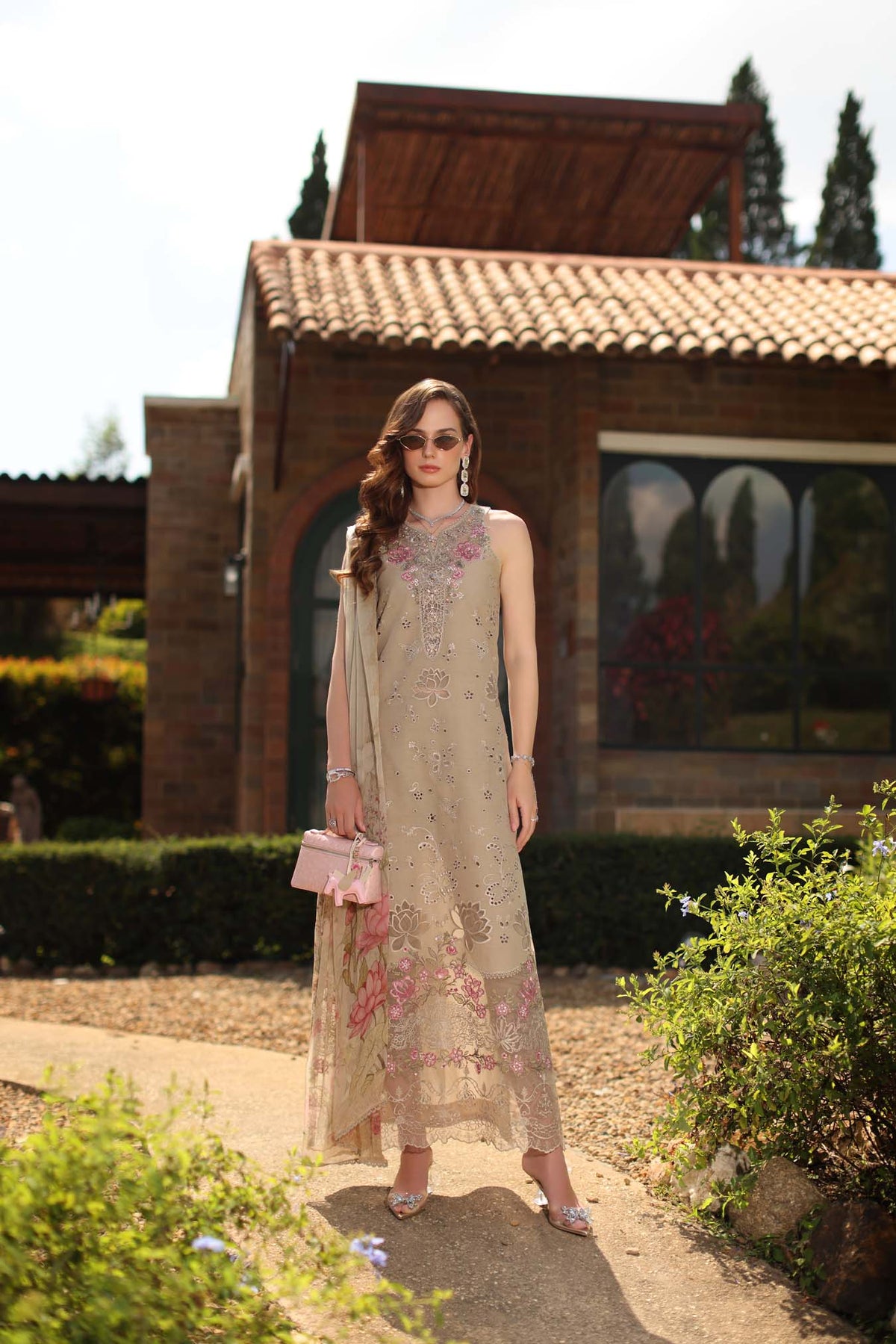 Saadia Asad | Luxury Eid Schiffli Laserkari 26 | D9 - B - Velisse by Saadia Asad - Designer Dress  - Type : Ladies Clothes - Available at Libayah - 100% Original 