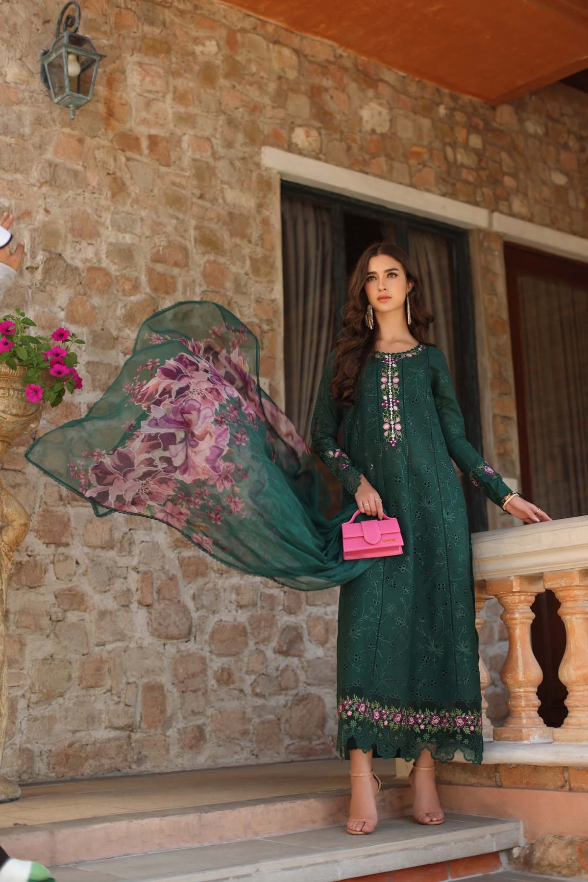 Saadia Asad | Luxury Eid Schiffli Laserkari 26 | D1 - A - Sorina by Saadia Asad - Designer Dress  - Type : Ladies Clothes - Available at Libayah - 100% Original 