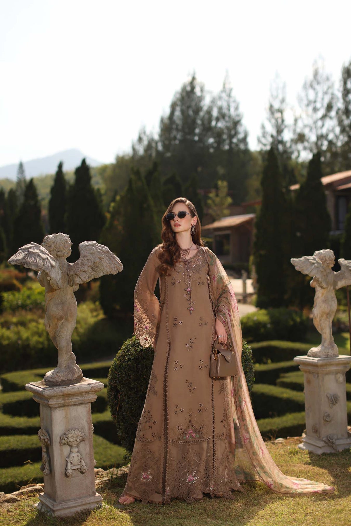 Saadia Asad | Luxury Eid Schiffli Laserkari 26 | D8 - A - Selene by Saadia Asad - Designer Dress  - Type : Ladies Clothes - Available at Libayah - 100% Original 