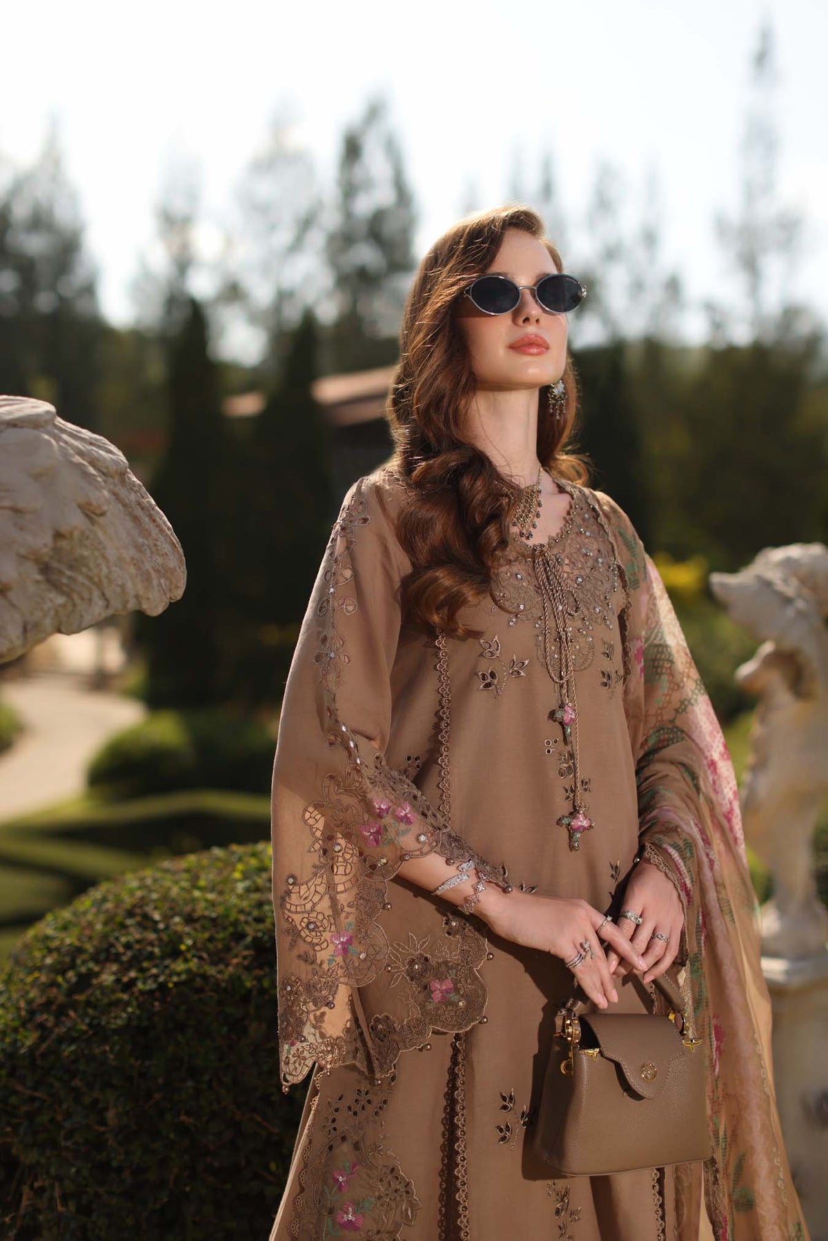 Saadia Asad | Luxury Eid Schiffli Laserkari 26 | D8 - A - Selene by Saadia Asad - Designer Dress  - Type : Ladies Clothes - Available at Libayah - 100% Original 