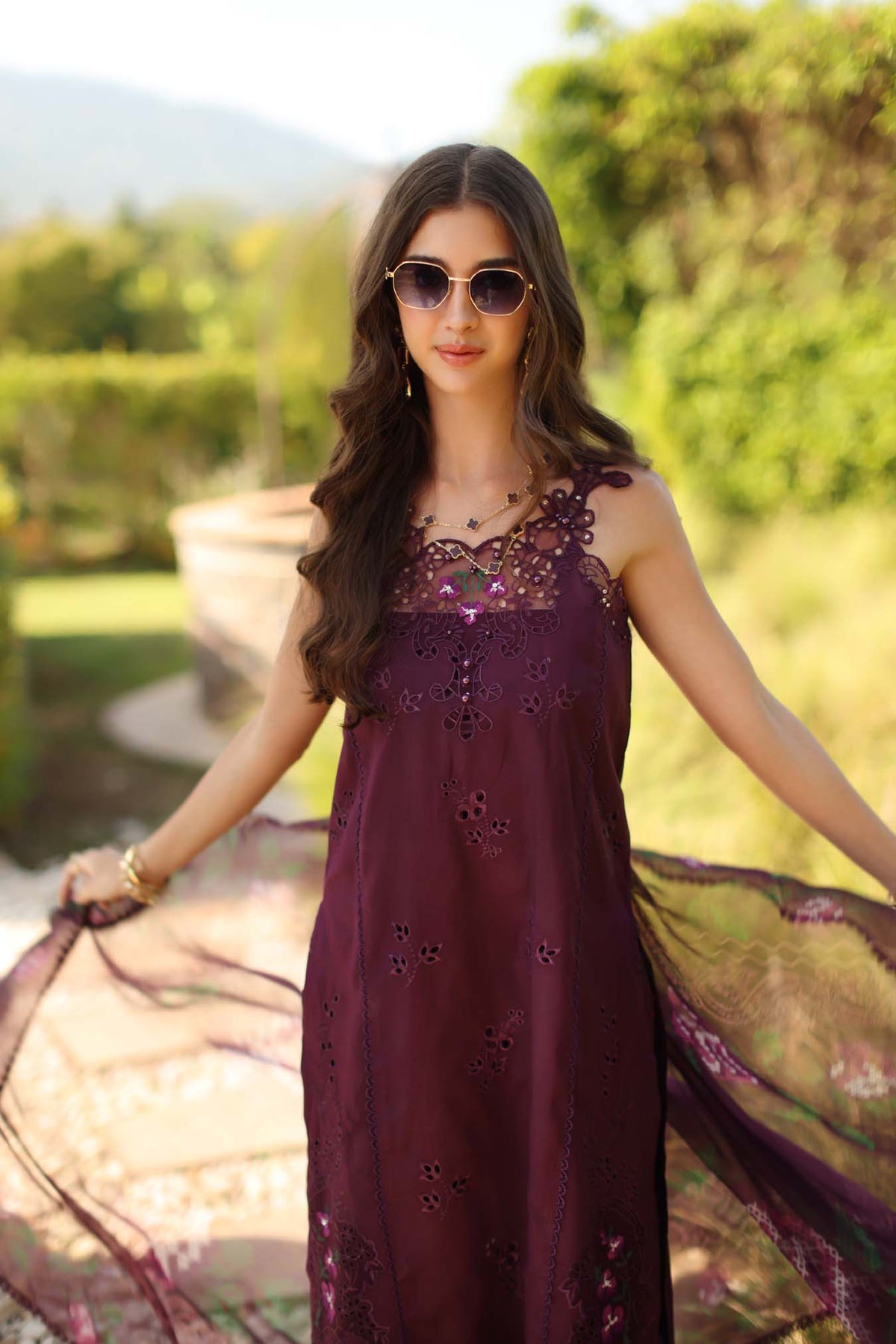 Saadia Asad | Luxury Eid Schiffli Laserkari 26 | D8 - B - Selene by Saadia Asad - Designer Dress  - Type : Ladies Clothes - Available at Libayah - 100% Original 