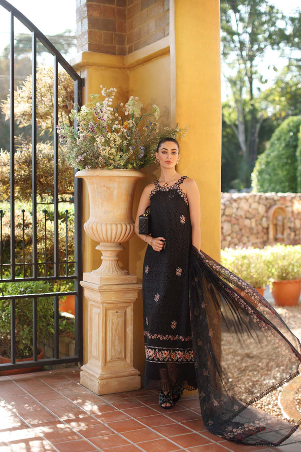 Saadia Asad | Luxury Eid Schiffli Laserkari 26 | D5 - B - Lunaria by Saadia Asad - Designer Dress  - Type : Ladies Clothes - Available at Libayah - 100% Original 