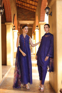 Saadia Asad | Luxury Eid Schiffli Laserkari 26 | D2 - A - Aloura by Saadia Asad - Designer Dress  - Type : Ladies Clothes - Available at Libayah - 100% Original 