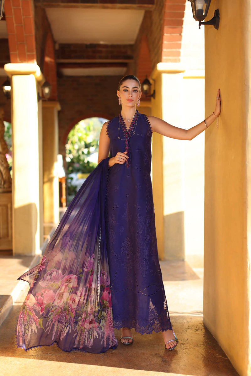 Saadia Asad | Luxury Eid Schiffli Laserkari 26 | D2 - A - Aloura by Saadia Asad - Designer Dress  - Type : Ladies Clothes - Available at Libayah - 100% Original 