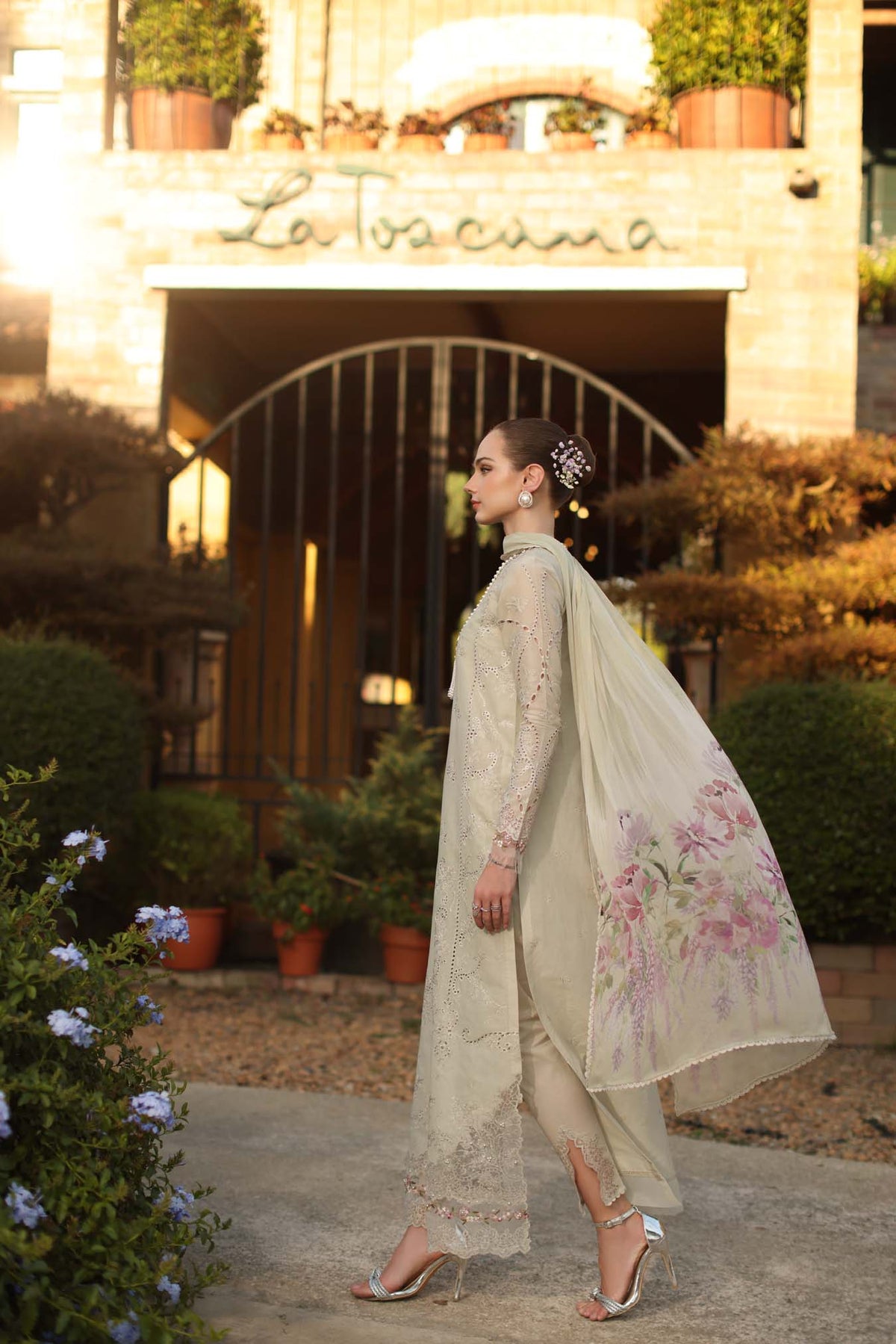 Saadia Asad | Luxury Eid Schiffli Laserkari 26 | D2 - B - Aloura by Saadia Asad - Designer Dress  - Type : Ladies Clothes - Available at Libayah - 100% Original 