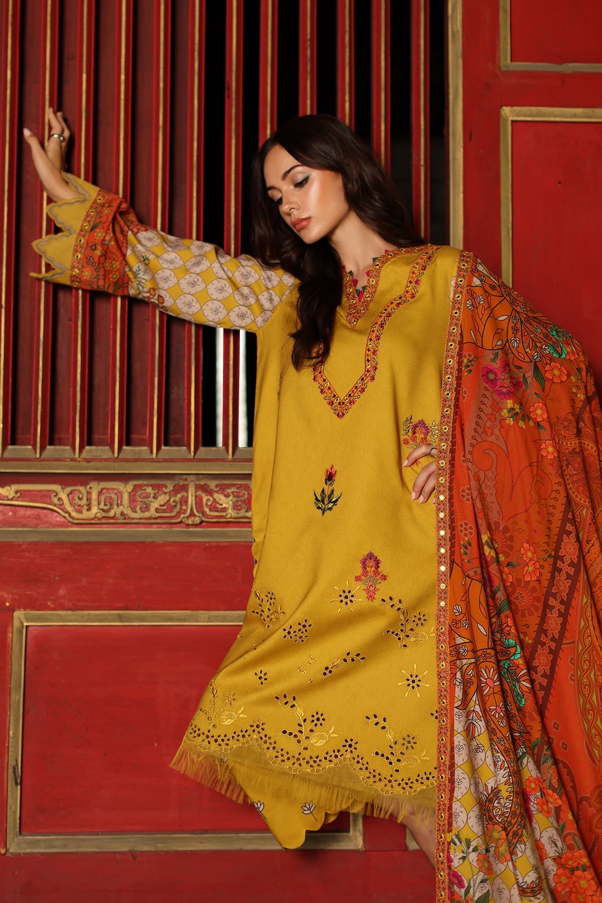 Charizma | Combination Linen 26 | CCW7-03 by Charizma - Designer Dress  - Type : Ladies Clothes - Available at Libayah - 100% Original 