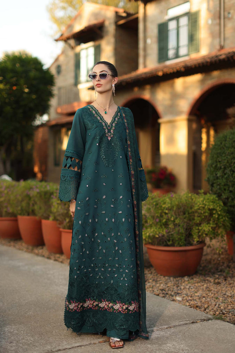 Saadia Asad | Luxury Eid Schiffli Laserkari 26 |D6 - B - Zelina by Saadia Asad - Designer Dress  - Type : Ladies Clothes - Available at Libayah - 100% Original 
