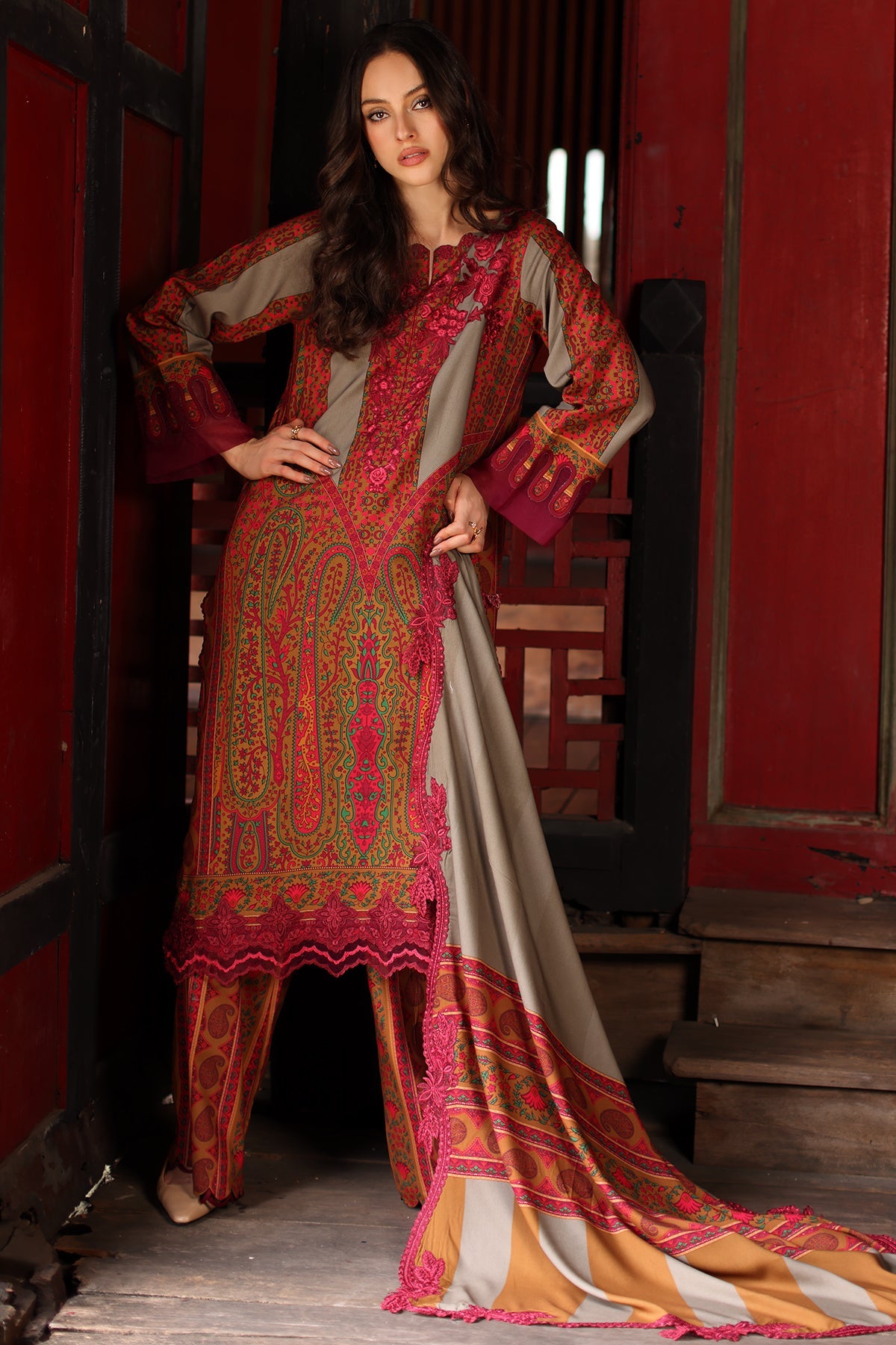Charizma | Combination Linen 26 | CCW7-04 by Charizma - Designer Dress  - Type : Ladies Clothes - Available at Libayah - 100% Original 