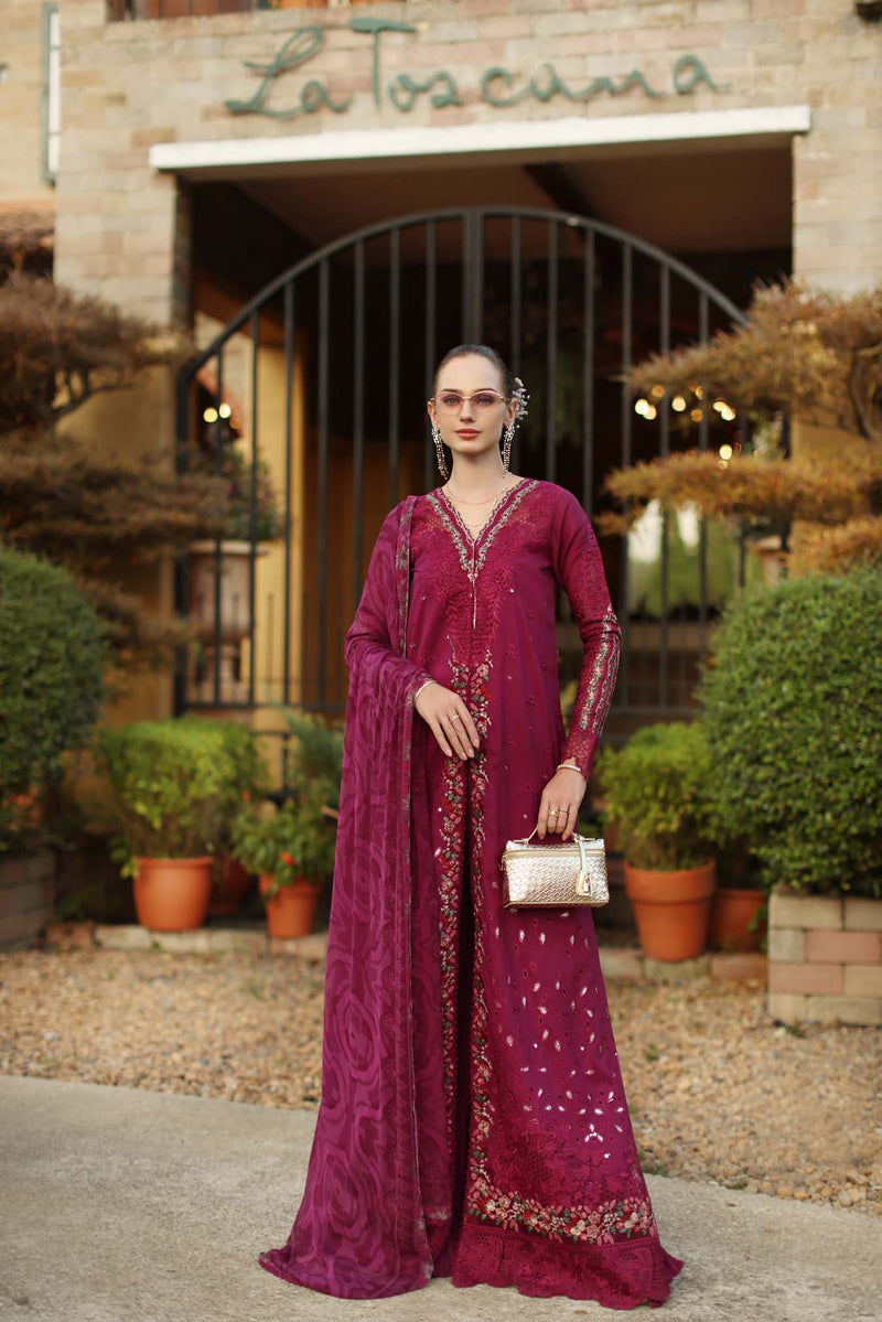 Saadia Asad | Luxury Eid Schiffli Laserkari 26 | D6 - A - Zelina by Saadia Asad - Designer Dress  - Type : Ladies Clothes - Available at Libayah - 100% Original 