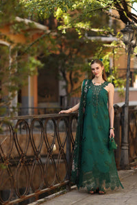 Noor by Saadia Asad | Eid Luxe Printkhaas 26 | D2 - B - Sage Green - Designer Dress - Type : Ladies Clothes - Available at Libayah - 100% Original