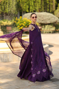 Noor by Saadia Asad | Luxury Eid Schiffli Laserkari 26 | D2 -Amalfi Amethyst by Noor by Saadia Asad - Designer Dress  - Type : Ladies Clothes - Available at Libayah - 100% Original 