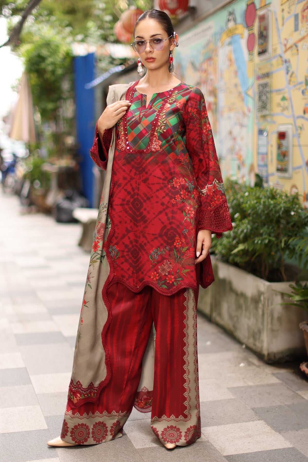 Charizma | Combination Linen 26 | CCW7-12 by Charizma - Designer Dress  - Type : Ladies Clothes - Available at Libayah - 100% Original 