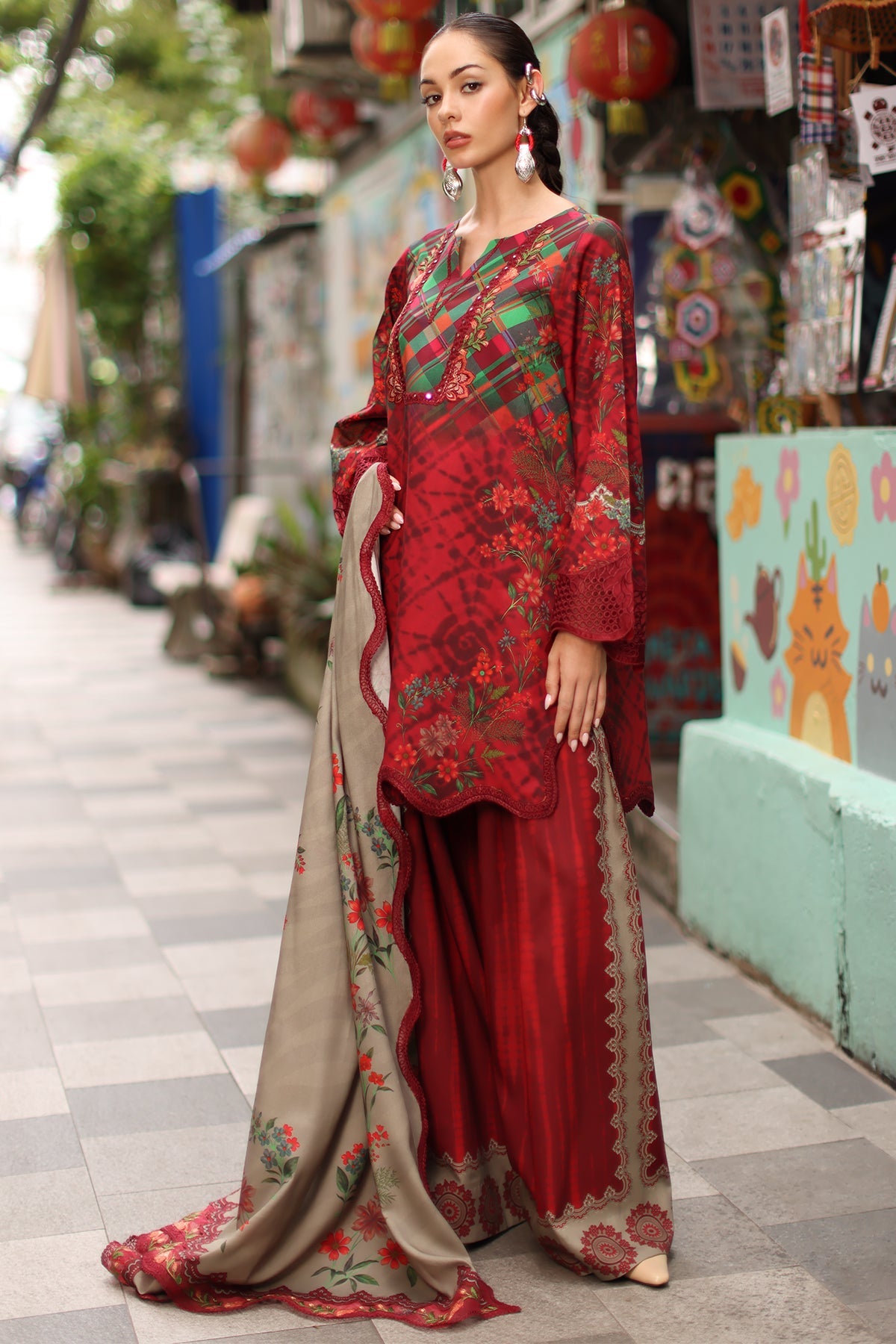 Charizma | Combination Linen 26 | CCW7-12 by Charizma - Designer Dress  - Type : Ladies Clothes - Available at Libayah - 100% Original 