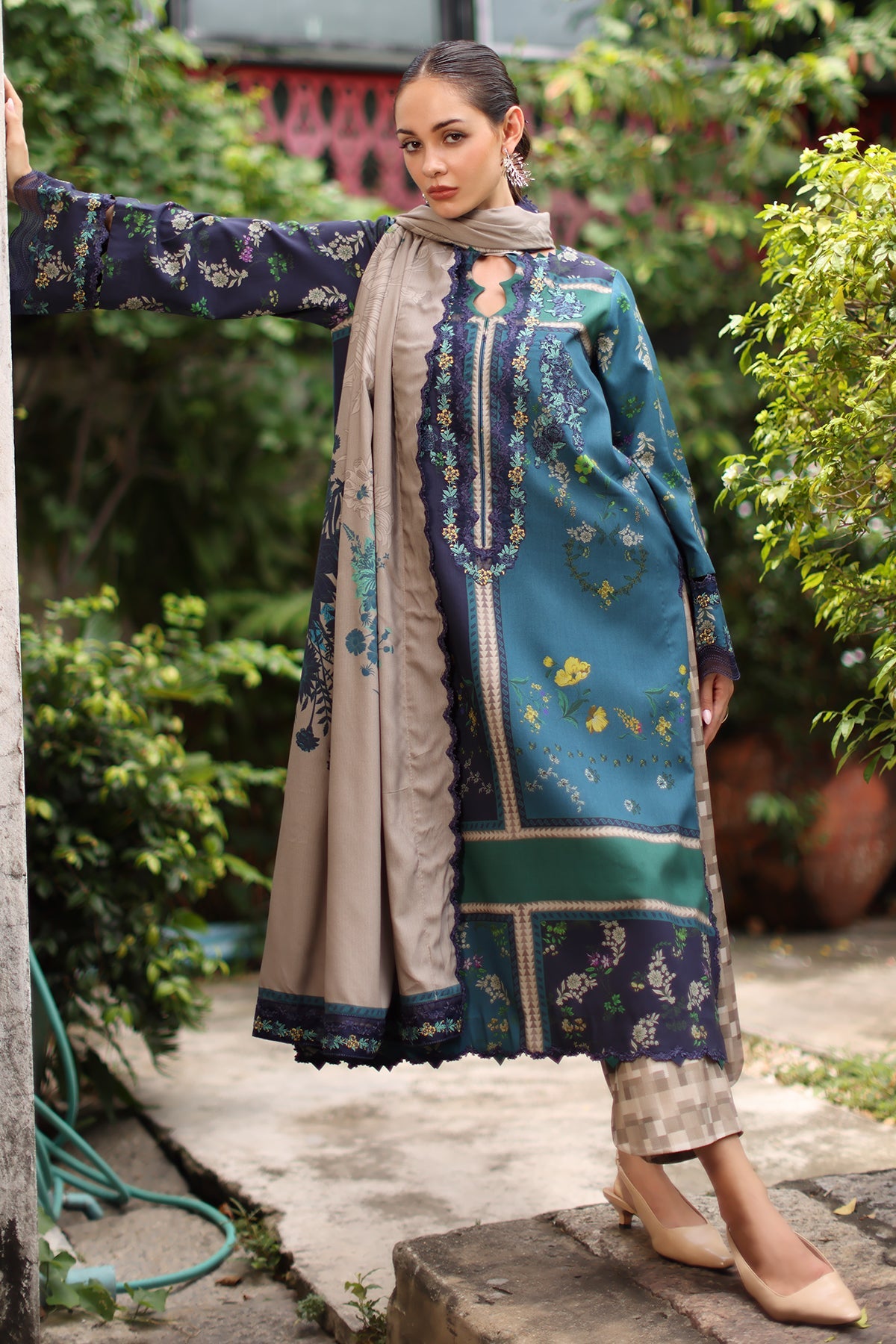 Charizma | Combination Linen 26 | CCW7-18 by Charizma - Designer Dress  - Type : Ladies Clothes - Available at Libayah - 100% Original 