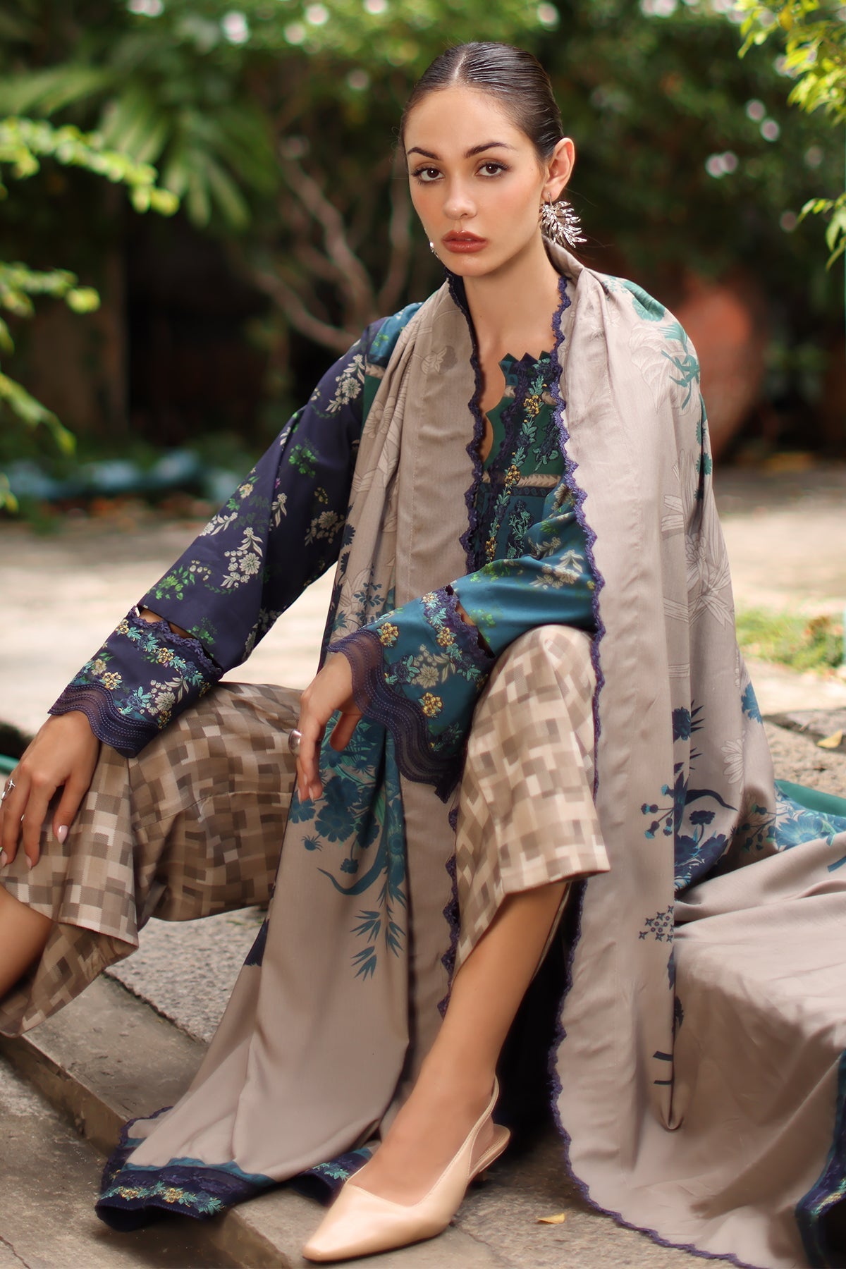 Charizma | Combination Linen 26 | CCW7-18 by Charizma - Designer Dress  - Type : Ladies Clothes - Available at Libayah - 100% Original 