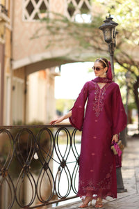 Noor by Saadia Asad | Eid Luxe Printkhaas 26 | D3 - A - Fushia Blush - Designer Dress - Type : Ladies Clothes - Available at Libayah - 100% Original