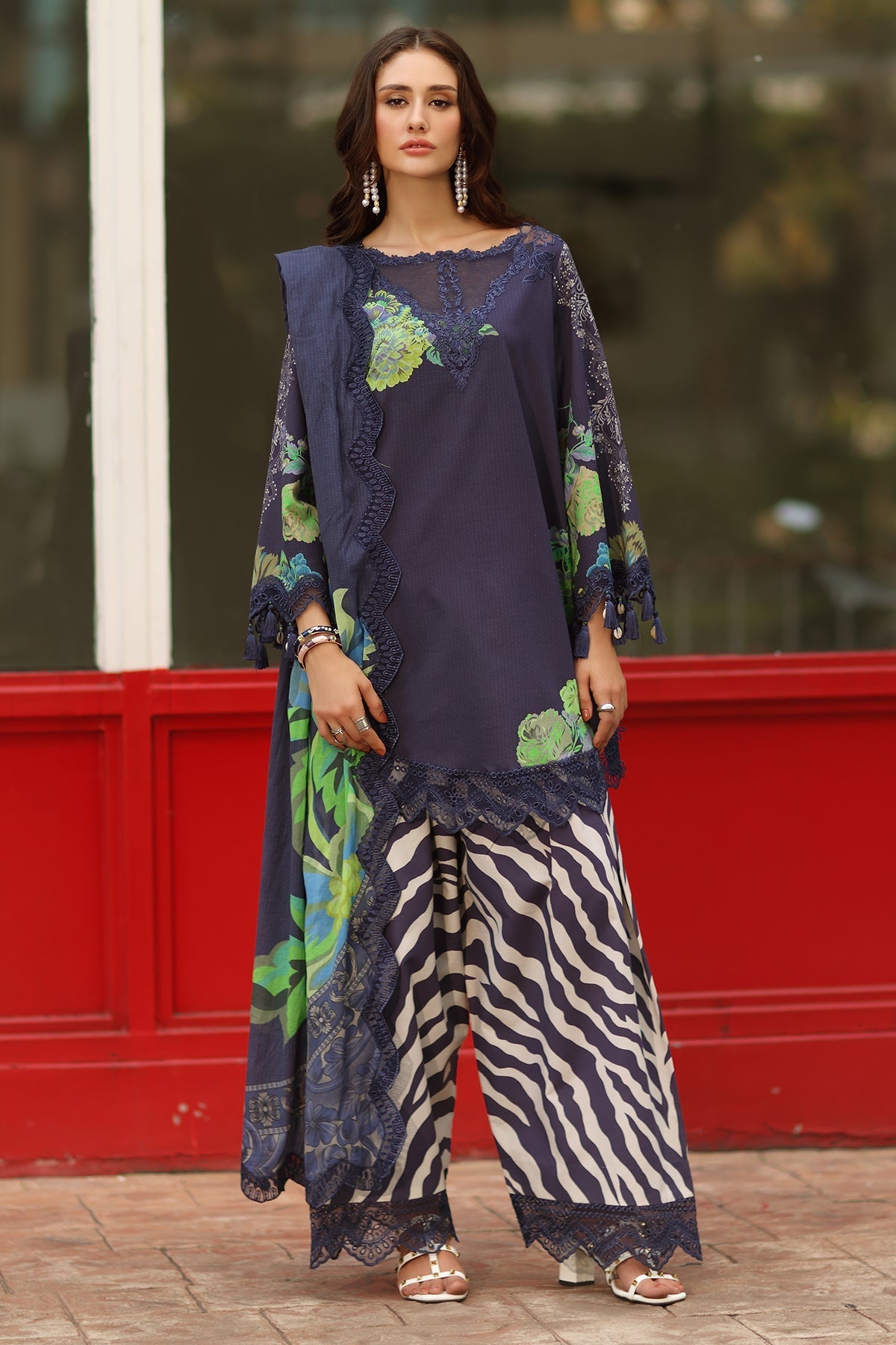 Charizma | Range Lawn | RN6-07 by Charizma - Designer Dress  - Type : Ladies Clothes - Available at Libayah - 100% Original 