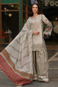 Charizma | Infinity Lawn | 3-PC Unstitched Embroidered Lawn Collection IN6-01 by Charizma - Designer Dress  - Type : Ladies Clothes - Available at Libayah - 100% Original 