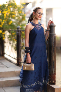 Noor by Saadia Asad | Eid Luxe Printkhaas 26 | D7 - B -Sapphire Blue - Designer Dress - Type : Ladies Clothes - Available at Libayah - 100% Original