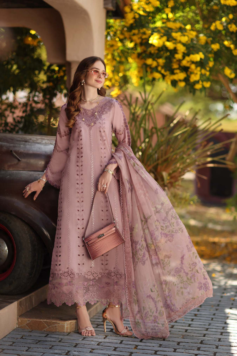 Noor by Saadia Asad | Luxe Chikankari 26 | D4 - B - Dusky Rose by Noor by Saadia Asad - Designer Dress - Type : Luxury Dress - Available at Libayah - 100% Original