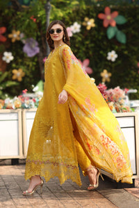 Noor by Saadia Asad | Eid Luxe Chikankari 26 | D10 - Amber Yellow by Noor by Saadia Asad - Designer Dress  - Type : Ladies Clothes - Available at Libayah - 100% Original 