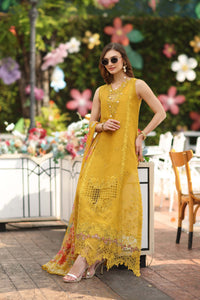 Noor by Saadia Asad | Eid Luxe Chikankari 26 | D10 - Amber Yellow by Noor by Saadia Asad - Designer Dress  - Type : Ladies Clothes - Available at Libayah - 100% Original 