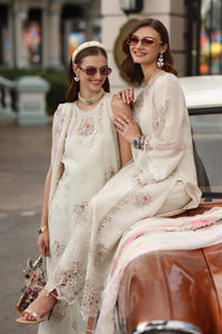 Noor by Saadia Asad | Eid Luxe Chikankari 26 | D2 - Pearl Ivory by Noor by Saadia Asad - Designer Dress  - Type : Ladies Clothes - Available at Libayah - 100% Original 