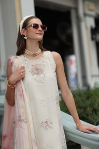 Noor by Saadia Asad | Eid Luxe Chikankari 26 | D2 - Pearl Ivory by Noor by Saadia Asad - Designer Dress  - Type : Ladies Clothes - Available at Libayah - 100% Original 