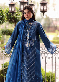 Sardinia | Embroidered Lawn Edit 26 | Terrace Blue by Sardinia - Designer Dress  - Type : Ladies Clothes - Available at Libayah - 100% Original 