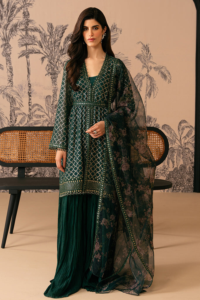Cross Stitch | Luxe Atelier 24 | VIRIDIAN HAVEN by Cross Stitch - Designer Dress - Type: Ladies Clothes - Available at Libayah - 100% Original