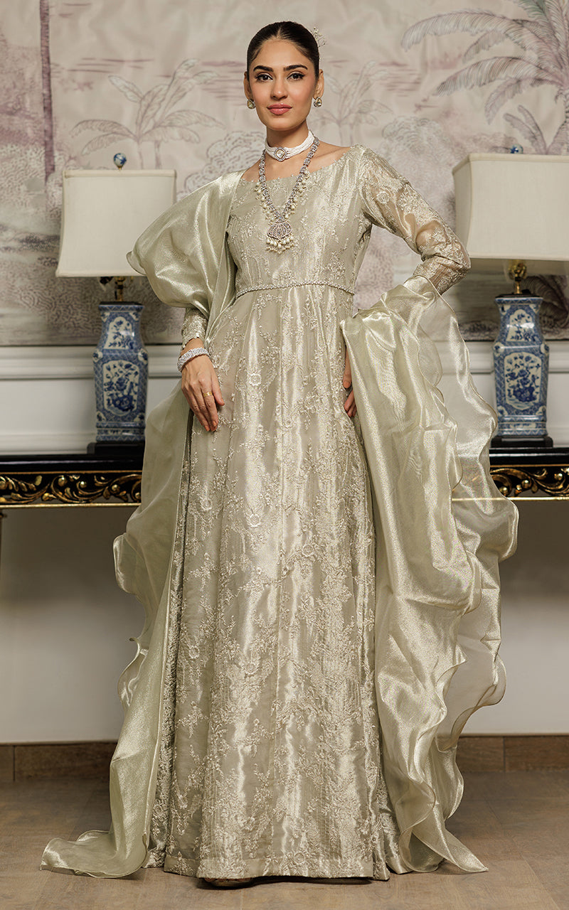 Threads and Motifs | Formal Dresses 25 | Embroidered Maxi by Threads and Motifs - Designer Dress  - Type : Ladies Clothes - Available at Libayah - 100% Original 