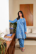 Noor by Saadia Asad | Noor Pret 25 | D5 - Blue Miraj by Noor by Saadia Asad - Designer Dress  - Type : Ladies Clothes - Available at Libayah - 100% Original 