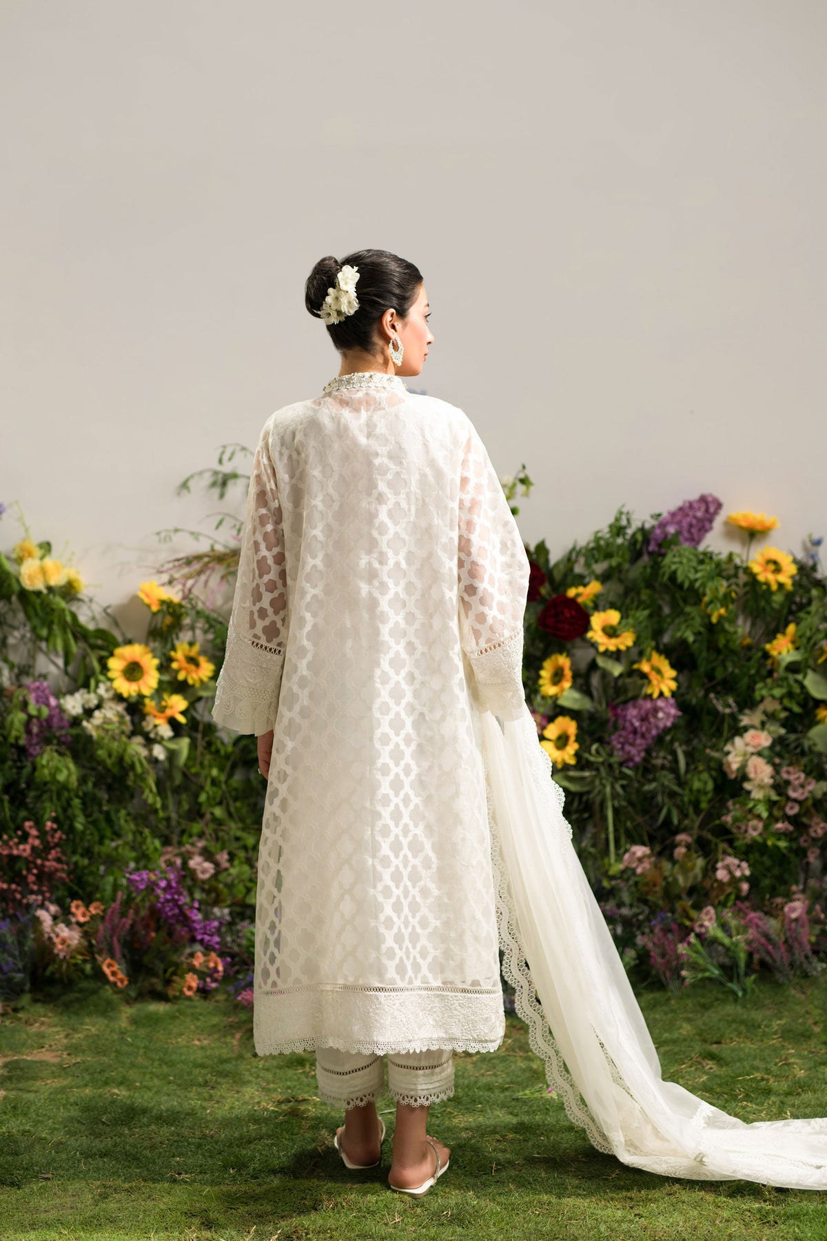 Ammara Khan | Lily Luxury Formals 24 | CLASSIC PEARL (D-01) by Ammara Khan - Designer Dress - Type: Ladies Clothes - Available at Libayah - 100% Original