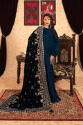 Fozia Khalid | Velvet Deck | Ariana by Fozia Khalid - Designer Dress - Type: Formal - Available at Libayah - 100% Original