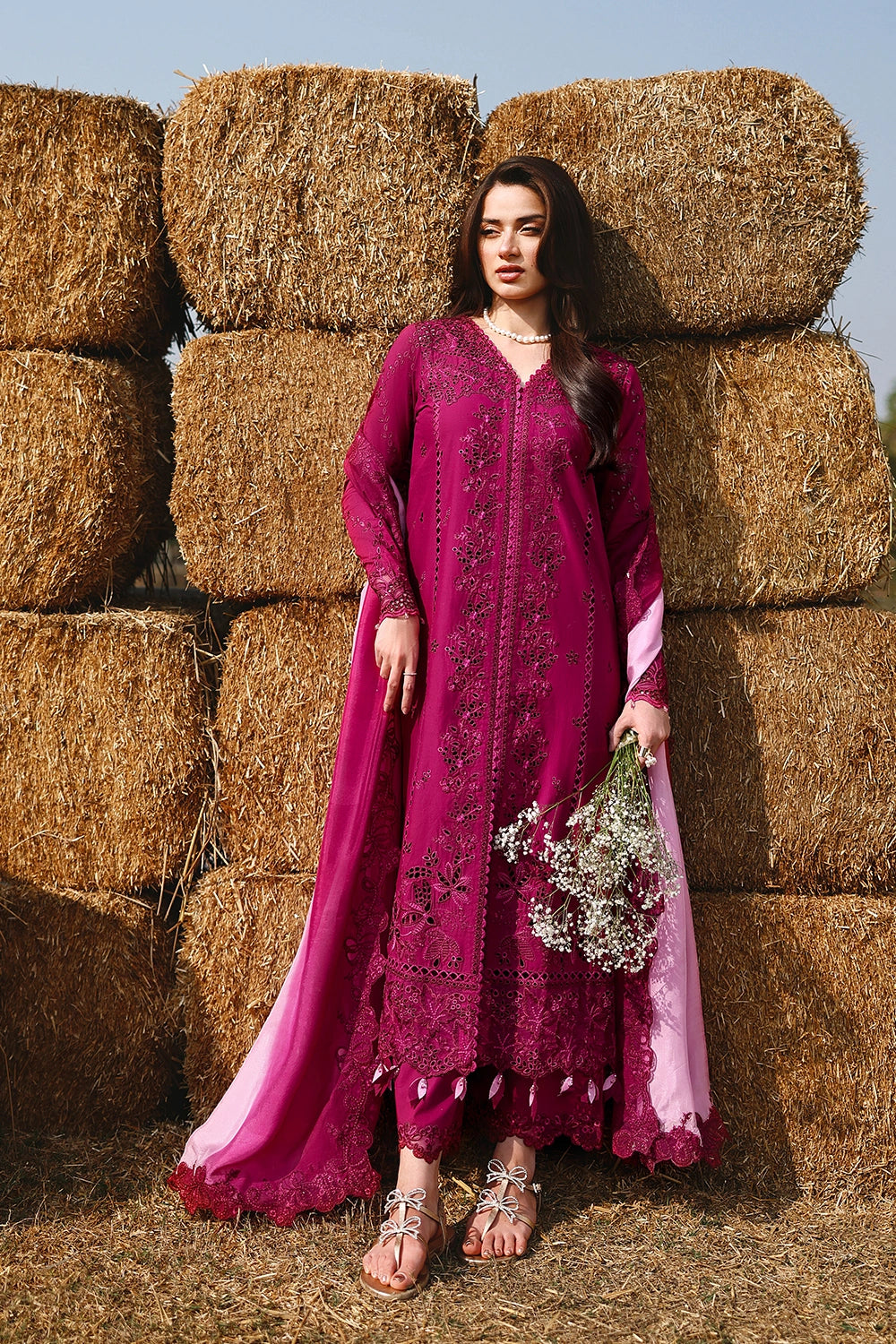 Azure | Luxury Lawn 26 | Barbella by Azure - Designer Dress  - Type : Ladies Clothes - Available at Libayah - 100% Original 