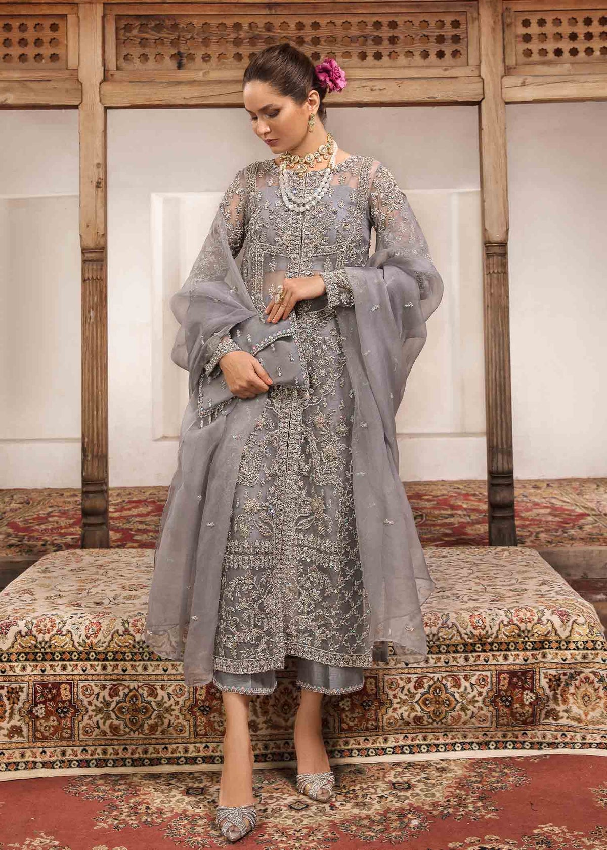 Kanwal Malik | Wedding Formals and Bridals | Chandi by Kanwal Malik - Designer Dress - Type: Ladies Clothes - Available at Libayah - 100% Original