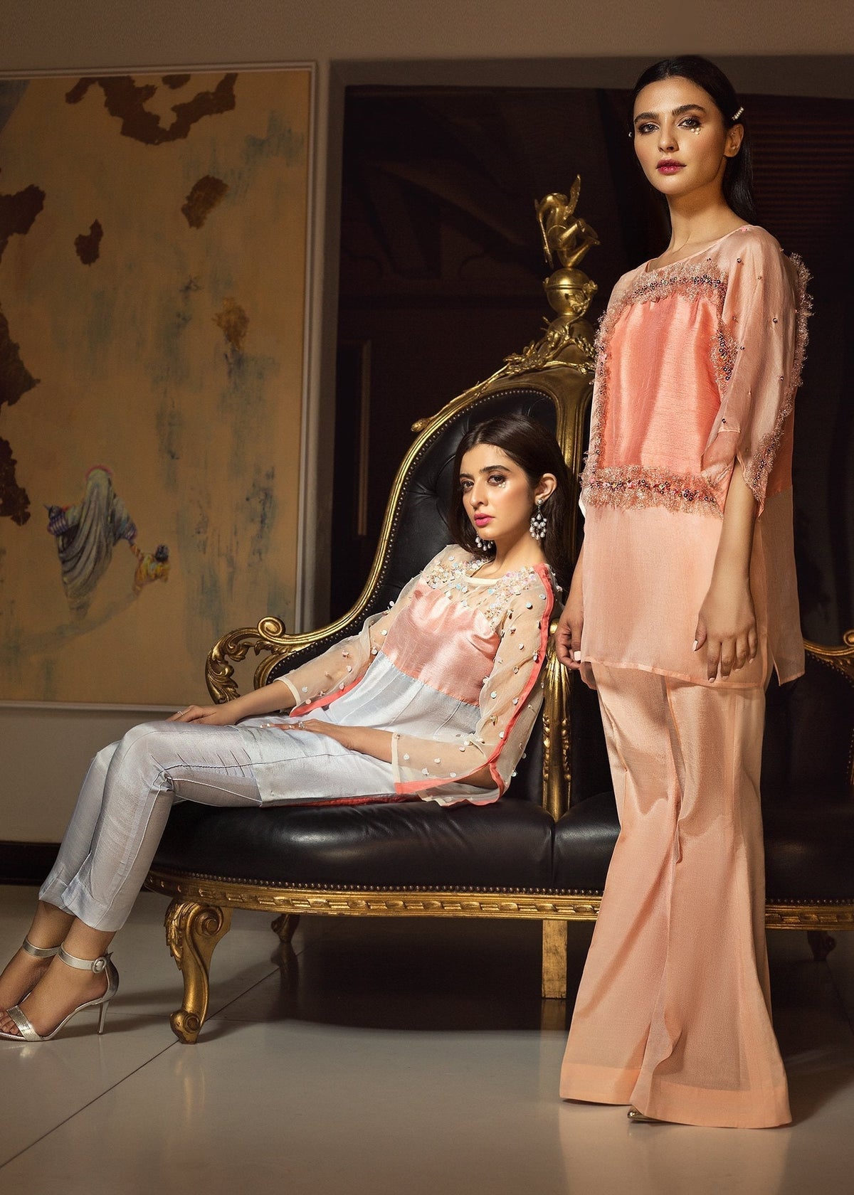 Hana | Serendipity Ready to Wear | Peach Ripple by Hana - Designer Dress - Type: Ladies Clothes - Available at Libayah - 100% Original