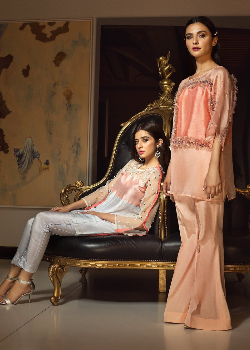 Hana | Serendipity Ready to Wear | Peach Ripple by Hana - Designer Dress - Type: Ladies Clothes - Available at Libayah - 100% Original