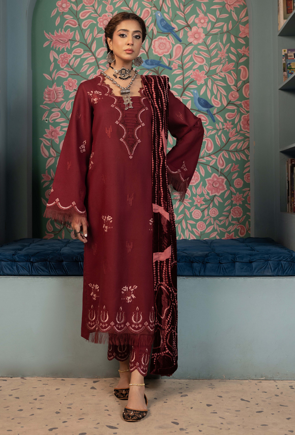 Humdum | Zouq 25 | D01 by Humdum - Designer Dress  - Type : Ladies Clothes - Available at Libayah - 100% Original 