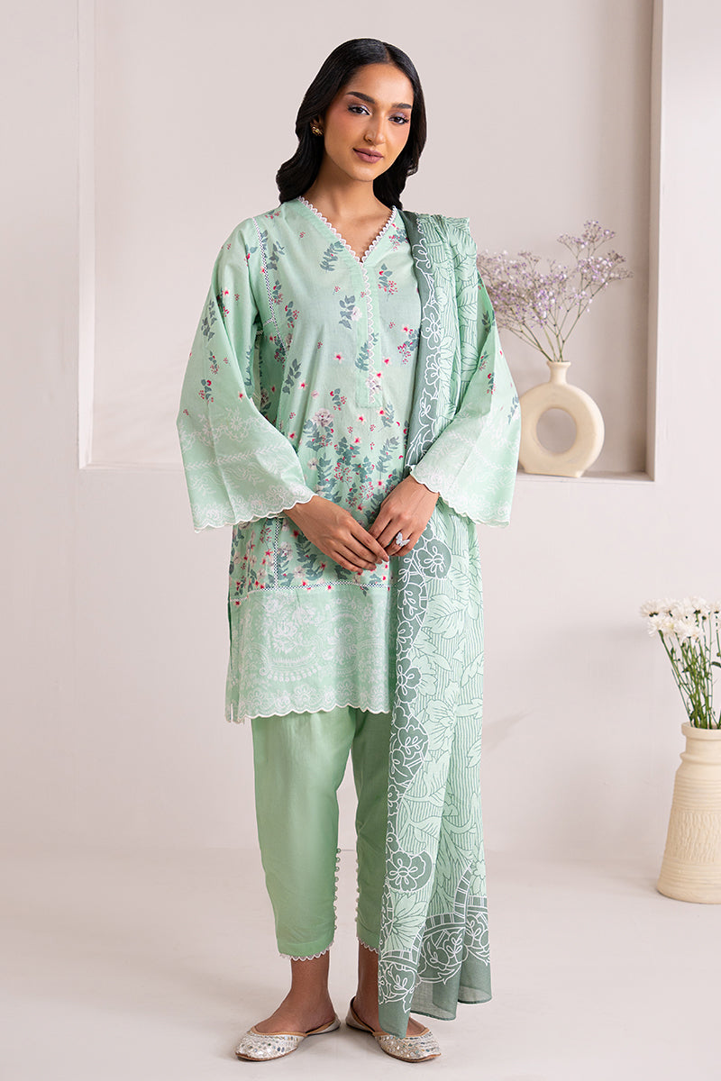 Cross Stitch | Daily Wear | MINT GRACE by Cross Stitch - Designer Dress - Type: Casuals - Available at Libayah - 100% Original